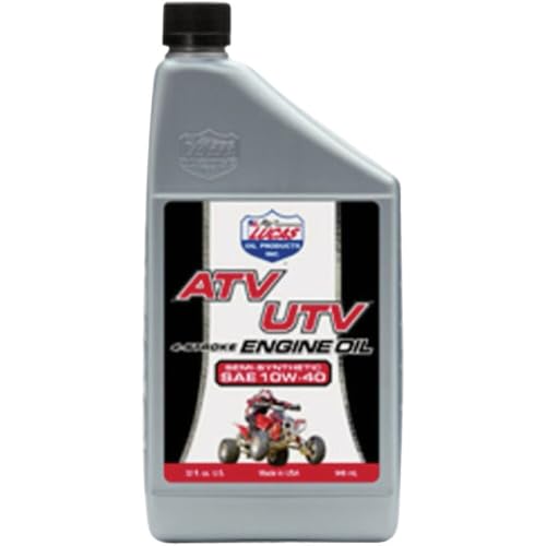 Lucas Oil 10720 Semi-Synthetic SAE 10W-40 ATV Engine Oil - 1 Quart - size: 32 Fl Oz (Pack of 1)