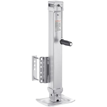 VEVOR Heavy Duty Swivel Trailer Jack, 8000 lbs Static Load Capacity, 28.5" Lift Jack Stand with Handle for RV, Horse, Utility, and Yacht Trailers - size: 8000lbs