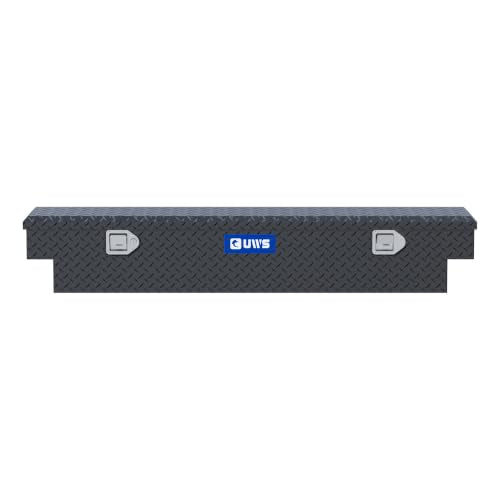 UWS EC10893 59-Inch Matte Black Heavy-Wall Aluminum UTV Tool Box, RigidCore Lid