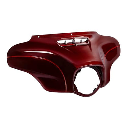 HR3 2015UC Mysterious Red Sunglo Batwing Outer Fairing Body + Vent Trim Compatible with 2015 Electra Glide Ultra Classic FLHTCU - color: Mysterious Red Sunglo 2015UC
