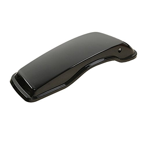 XMT-MOTO 5 Inch Extended Stretched Saddlebags Fit for Touring Models FLT FLHT FLHTCU FLHRC Road King Road Glide Street Glide Electra Glide Ultra-Classic 2014-later Pearl Black