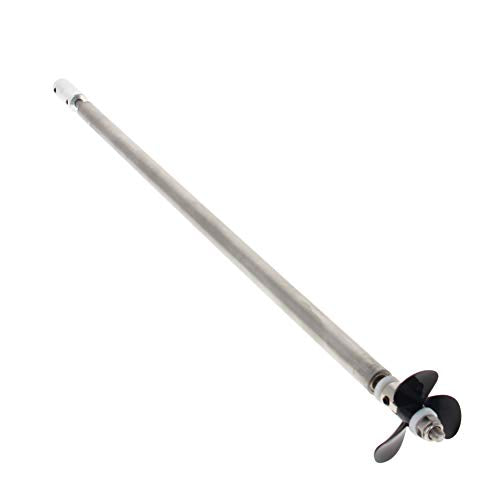 Fielect Drive Shaft w Propeller and Universal Joint for RC Boat, L300mm Shaft, L250mm Sleeve, D36mm Propeller, Fit for 2.3mm Motor Shaft - color: 2.30mm 30cm 25cm