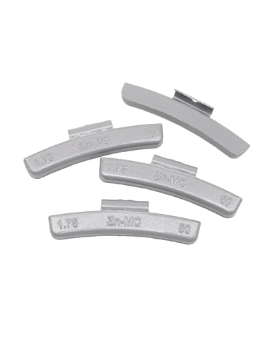 MC Type 1.75oz Wheel Weights Zinc Clip on 25Pcs/Box Fits Alloy Rim - size: MCc-1.75 Oz