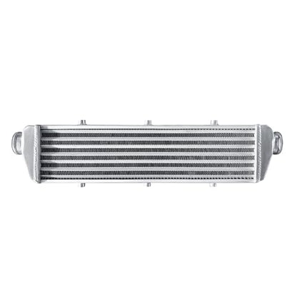 Universal Intercooler 27''x6.6''x2.7" Front Mount Intercooler 2.2'' Inlet and Outlet Aluminum Turbo Intercooler Direct Replacement for Any Turbo Charger system - size: 27''x6.6''x2.7" 2.2''