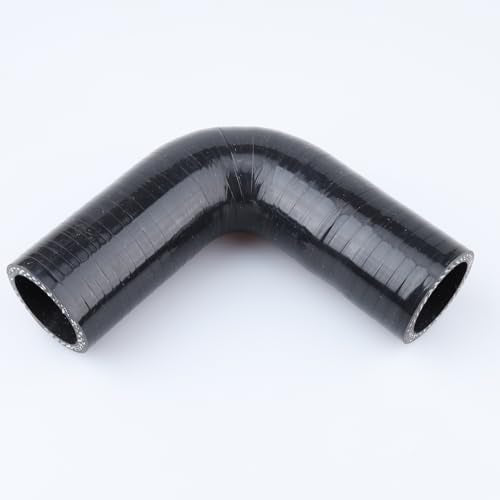 AC PERFORMANCE ID 1.25" 90° Degree Elbow Silicone Hose Coupler Black - color: Black, size: ID 1.25" (32mm)