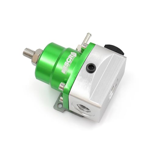 Universal EFI Fuel Pressure Regulator Kit with 0-160psi Fuel Pressure Gauge - color: GREEN