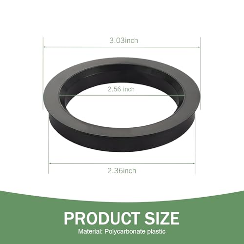 4 PCS Hub Centric Rings, 60.1mm ID to 73.1mm OD Plastic Hubrings for Fill Gaps to Eliminate Vibration, Universal for Cars, SUVs, Sedans with 60.1mm Vehicle Hubs & 73.1mm Wheel Centerbore