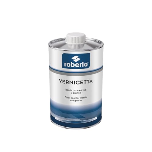 Roberlo Vernicetta Clear Coat - High Gloss Finish for Automotive & Stone Surfaces, Varnish for Polishing Marble & Granite Edges, Automotive Clear Coat Gloss, 1 Liter