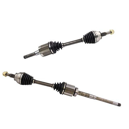 TRQ Front 2 Piece CV Axle Shaft Assembly Set - style: CSA73005