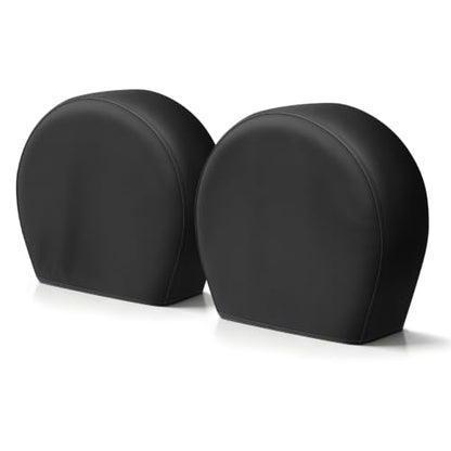 Explore Land Tire Covers 2 Pack Fit Tire Diameters 23-25.75 inch, Black - size: S (Fits Tire Diameters 23''-25.75''), style: Black - 2 Pack