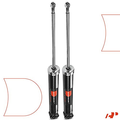 A-Premium Rear Shock Absorbers, Set of 2 - Compatible with Volkswagen, Audi