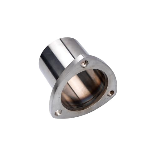 3 Blot 2.5" OD Exhaust Flange Repair Pipe Kit.Stainless Steel Exhaust Welding Flange Quick Repair for Exhaust Flange Pipe With Gasket,Flange Bolt and Nut - size: 3 Bolt OD 2.5"
