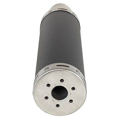 RedCap High Performance Exhaust System Muffler for GY6 50cc Scooter Moped TaoTao Jonway Kymco 139QMB (Black)