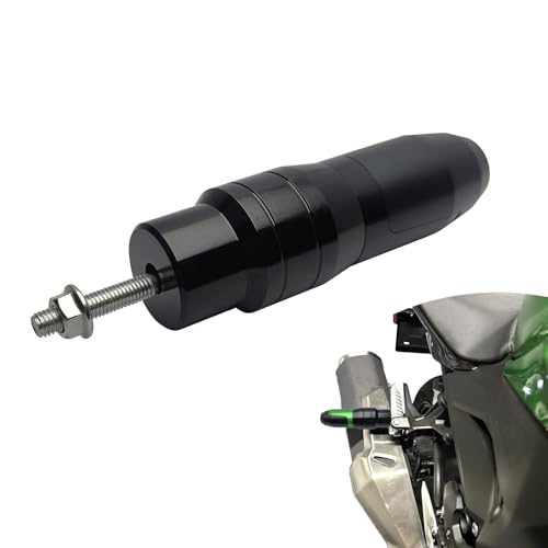 Motorcycle Frame Sliders Rear Crash Bar Falling Protector Black - color: Black
