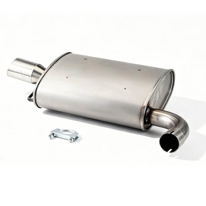 409 Stainless Steel Rear Right Passenger Side Exhaust Muffler E38H - size: For 11-15 EXPLORER Passenger Side