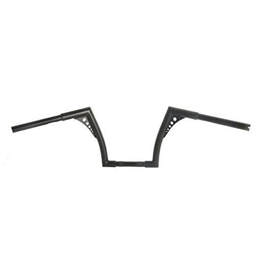 XMT-MOTO 12" Rise 1-1/4 Ape Hangers Handlebar Fit For Harley FLST FXST XL - color: Gloss Black, size: 12 INCH