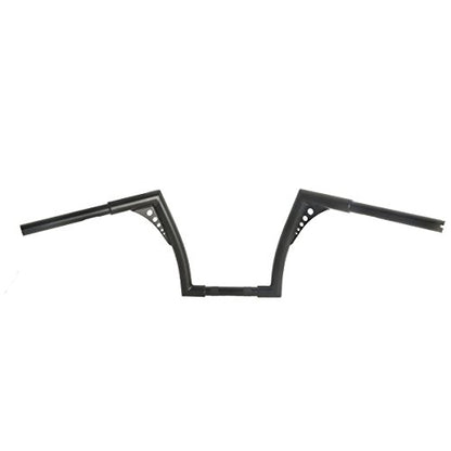 XMT-MOTO 12" Rise 1-1/4 Ape Hangers Handlebar Fit For Harley FLST FXST XL - color: Gloss Black, size: 12 INCH