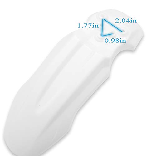 CRF50 XR50 Plastics Fender Fairing Kit for 50-160cc Dirt Bike，white - color: white
