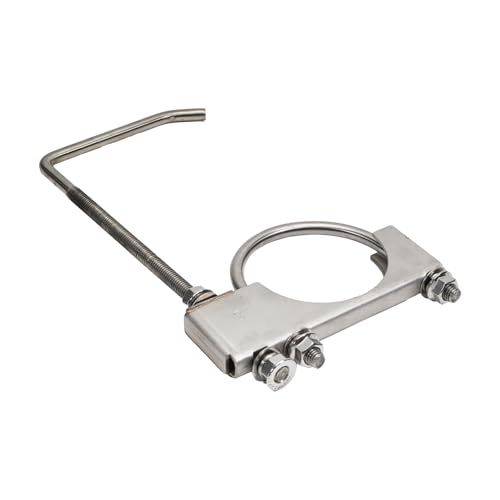 4 Holes Exhaust Rubber Hanger & 3" Exhaust Clamp with Hanger - size: 1Pcs 3.0 Inch