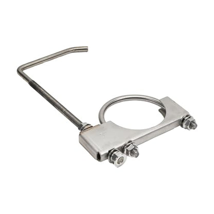4 Holes Exhaust Rubber Hanger & 3" Exhaust Clamp with Hanger - size: 1Pcs 3.0 Inch