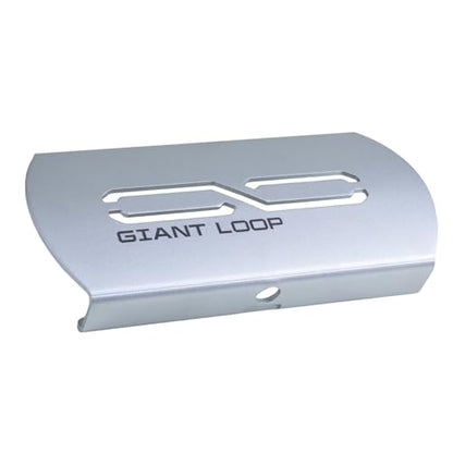 Giant Loop Hot Springs Heat Shield, Laser-Cut Aluminum Construction, Includes Stainless Clamp, Fits Any Motorcycle Exhaust System (Gray 2025)
