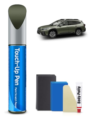 K4X Wilderness Green Metallic Touch Up Paint Kit Compatible with Subaru Exact Match Car Scratch Repair Touch Up Paint Kit - color: Wilderness Green Metallic(K4X) compatible with Outback