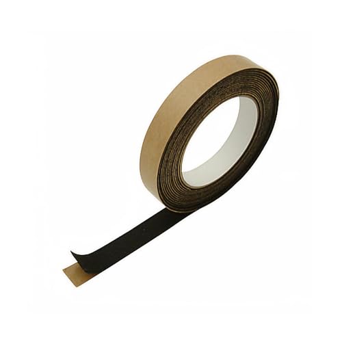 FindTape Polyester 1mm Felt Tape – 3/4 in. x 15 ft. Felt Strips with Adhesive Backing and Furniture Strips, Great for Arts and Crafts, Classrooms, and Protecting Furniture (Black) - size: 3/4 in x 15 ft