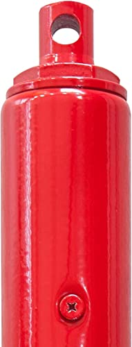 BIG RED T30808 Torin Hydraulic Long Ram Jack with Double Piston Pump and Clevis Base (Fits: Garage/Shop Cranes, Engine Hoists, and More): 8 Ton (16,000 lb) Capacity, Red - size: 8 Ton