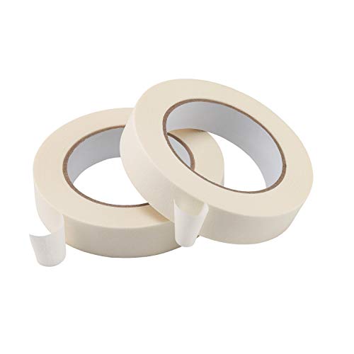 Lichamp Masking Tape 1 inch, 30 Pack General Purpose Masking Tape Bulk Multipack for Basic Use, 1 inch x 55 Yards x 10 Rolls (550 Total Yards) - size: 0.94 inch (Pack of 3)