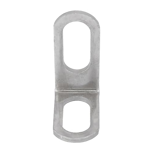 Motoforti 23mm 0.9" Motorcycle Exhaust Pipe Bracket L Shape Muffler Mounting Clamp Stainless Steel Silver Tone