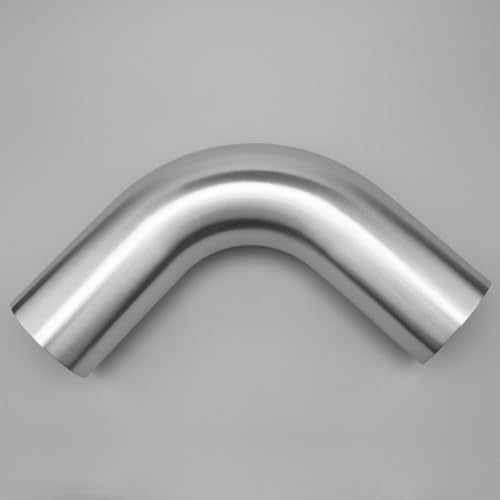 AC PERFORMANCE 3" 90° Degree Aluminum Elbow Intercooler Air Intake Tube - color: Silver 90, size: 3" (76mm)
