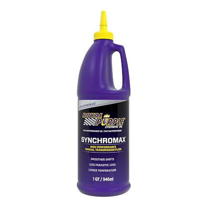 Royal Purple 01512 Synchromax Manual Transmission Fluid - 1 Quart (Pack of 6) - size: Case of 6 quarts