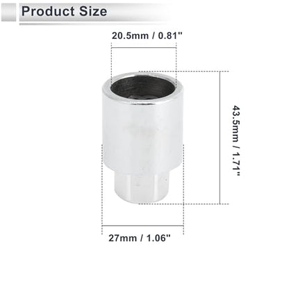 Wheel Lock Lugnut for Toyota Type C Anti-theft Screw Nut Removal Key Socket 1pc