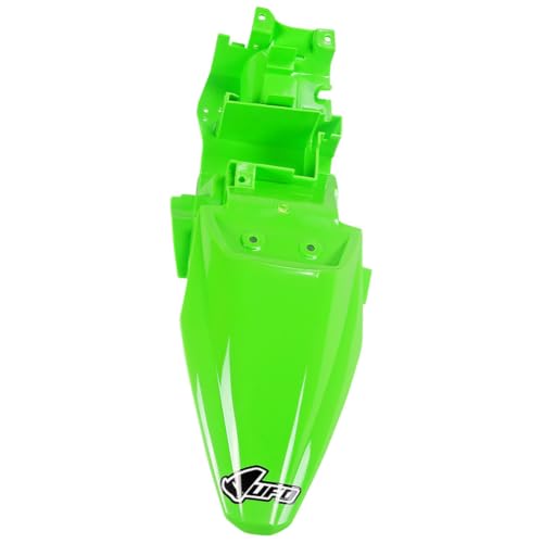 UFO PLAST Rear Fender - Replacement Dirt Bike Plastic - Compatible with Kawasaki KLX110/110L 2010-2020/KLX110R/110RL 2021-2026 - color: Green KA04715#026