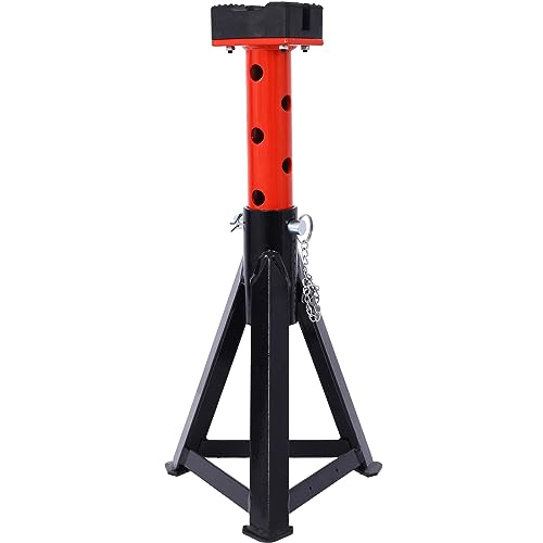 3 Ton Jack Stands Pair Heavy Duty 6000 Lbs Capacity Car Jack Stand with 6 Adjustable Height Positions 12.6"-18.3" Truck Jack Stands for Vehicle Maintenance Automotive Lift Support Black