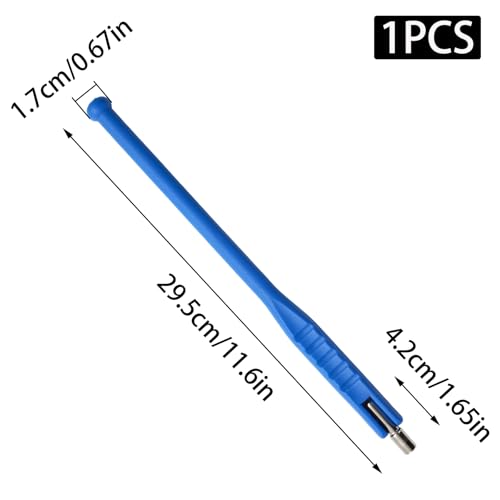 Tire Valve Stem Puller Tool, Valve Core Remover Tool, Blue - color: Blue