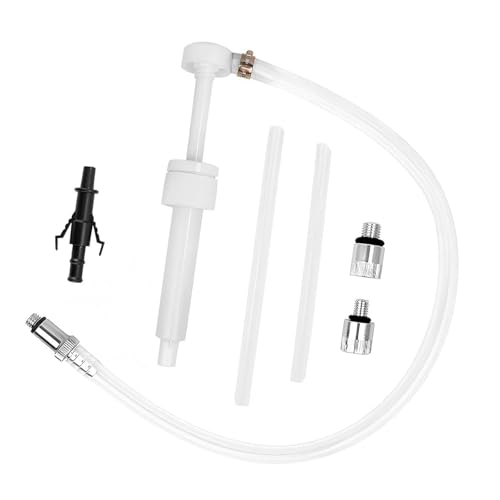 1 Set Transmission Fuel Pump Kit, Car Lower Unit Gear Oil Extractor for Differential & Transmission, Manual Hand Push Change Oil Kit, 8cc Per Pumps Stroke Fuel Dispenser (White)