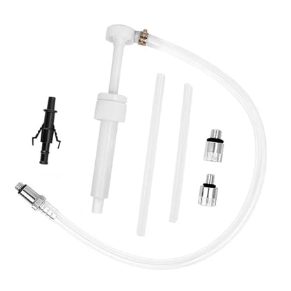 1 Set Transmission Fuel Pump Kit, Car Lower Unit Gear Oil Extractor for Differential & Transmission, Manual Hand Push Change Oil Kit, 8cc Per Pumps Stroke Fuel Dispenser (White)