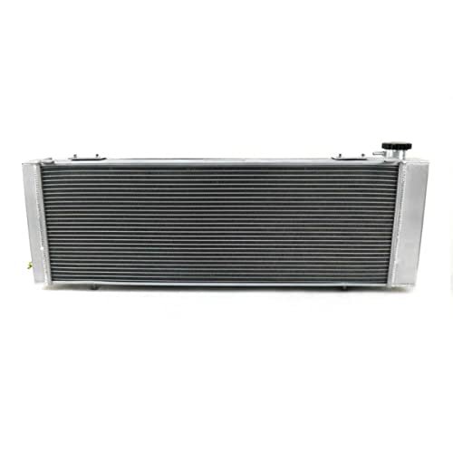 4 Row Radiator Shroud Fan For Jeep Cherokee XJ Comanche 1991-2001 - size: 4 Row Radiator/w Cap+Shroud Fan+Relay Kit