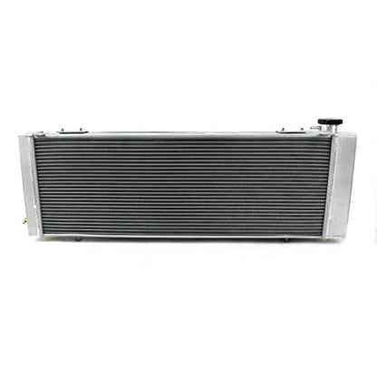 4 Row Radiator Shroud Fan For Jeep Cherokee XJ Comanche 1991-2001 - size: 4 Row Radiator/w Cap+Shroud Fan+Relay Kit