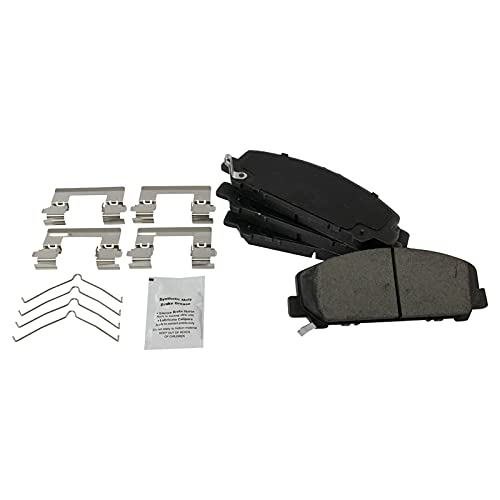 TRQ Front Ceramic Brake Pad and Rotor Set 13.78 in 6-Lug - style: BKA11785