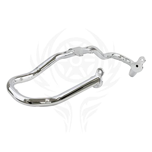 Chopped Engine Guard Crash Bar for Harley Touring (Chrome Finished) - color: Chrome Finished
