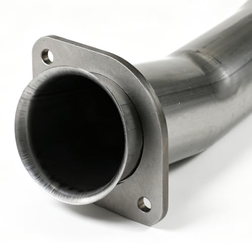 Stainless Steel Exhaust Pipes for Ford 2008-2010 F-250 F-350 F-450 SuperDuty 6.4L 4" Powerstroke Diesel - size: for 2008-2010 F250 F350 F450
