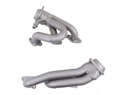 BBK Performance 4010 Headers, Short, 1.625 in Primary, Stock Collector Flange, Gaskets/Hardware Included, Steel, Titanium Ceramic, Compatible with Ford V6 / Ford Mustang 2005-10, Pair
