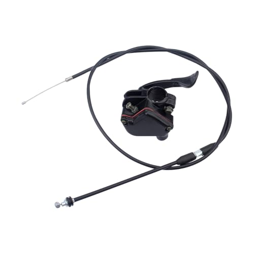HZEL 7/8'' 22mm Thumb Throttle Cable Accelerator Handle Assembly, Motorcycle Throttle Assist Replacement Kits Accessories, Compatible with 50cc 70cc 90cc 110cc 125cc 250cc ATV