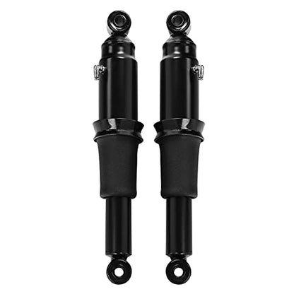 TCT-MOTORPARTS Rear Air Ride Suspension w/Air Tank Fit for Harley Touring - color: Air Ride Suspension Set w/ Tank