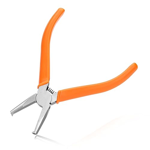 Transverse End Cutter SMT/SMD Chip Cutters Side Cutting Pliers 90 Degree Blade Front Angle Cutter with Extra Long Flat Nose Flush Cutters with 0.31 Inches Cutting Edge for Tight Places - style: 0.31"