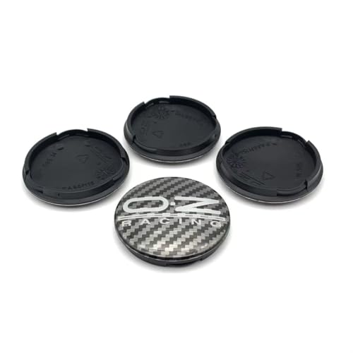 OZ M595 Wheel Center Cap 2.44 ″ (62MM) Outer Diameter, 2.28 '' (58mm) Inner Diameter Wheel Center Hub Cover Car Accessories for Rim(Set of 4) (Carbon Fiber) - color: Carbon Fiber