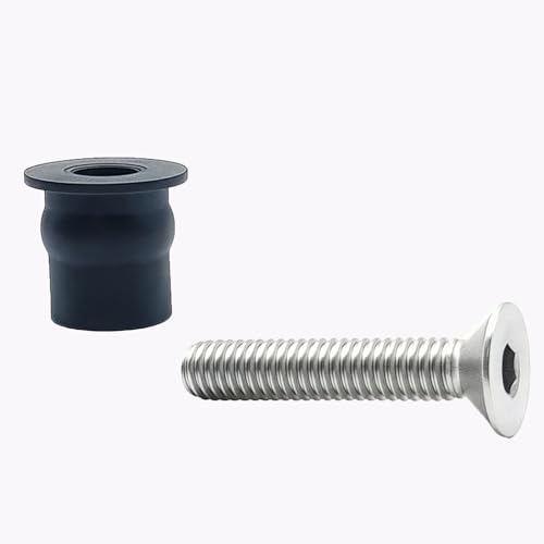 24 Pairs M6 Neoprene Rubber Well Nuts for Kayak with Brass Inserts - size: 24 Pairs M6 Neoprene Well Nuts