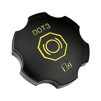 Dot 3 Brake Fluid Cap Replacement, 20760280 Brake Master Cylinder Reservoir Cap for Cadillac Escalade ESV Chevy Suburban Tahoe Silverado Volt GMC Yukon Sierra Acadia Canyon Buick Enclave Lucerne